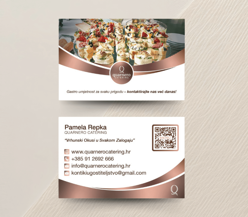 DockDigital - Izrada vizualnog identiteta - Quarnero Catering